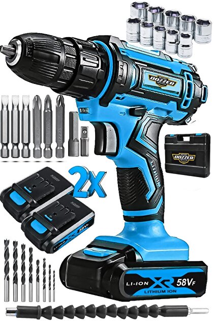 DOZZER Alman Hard-x 58 Volt 12ah Çelik Şanzuman Bakır Sargılı 2