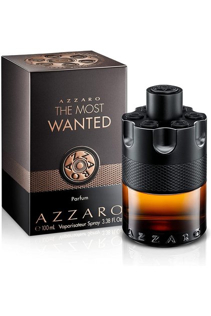 Azzaro Men s The Most Wanted Parfum, Black, 3.38 Fl Oz, 100 ml
