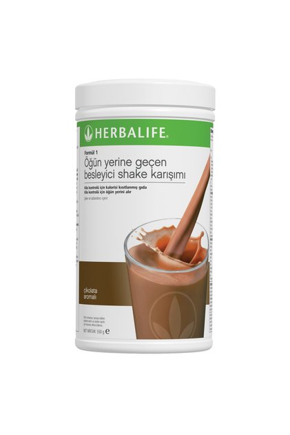 Formül 1 Öğün Yerine Geçen Besleyici Shake Karışımı Çikolata 550 gr