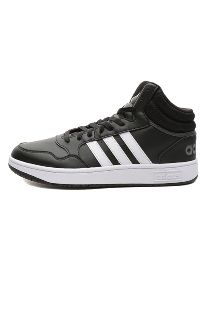 GW3020-E adidas Hoops 3.0 Mıd Erkek Spor Ayakkabı Siyah