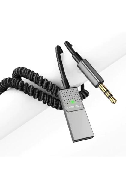 Svein Şarjlı Blutooth Aux Araç Kiti Müzik Ses Alıcı Adaptörü 3.5mm