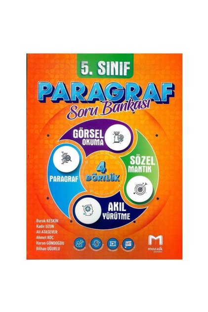 Mozaik Yayınları 5. Sınıf Paragraf Mozaik Soru Bankası Ayraç Hediye
