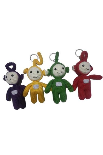 OYUNCAKPARK Maskot Teletubbies (Teletabiler) Takımı Amigurumi