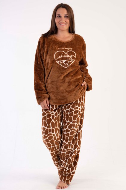 Kadın Welsoft Büyük Beden Uzun Kol Ceblı Pijama Takım
, 303071
