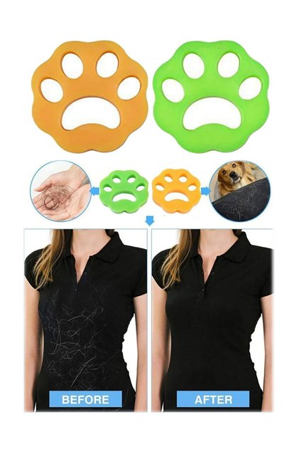 2Pcs Cat Dog Feather Bristle Washing Machine Inner for Clothes Blanket Hair Etc. Clearing Apparatus