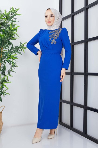 Orkide Abiye - Saks