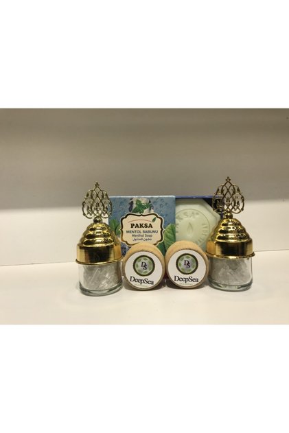 2 Pieces & 2 Pieces Crystal Menthol & Paksa Natural Menthol Soap in Special Bottle