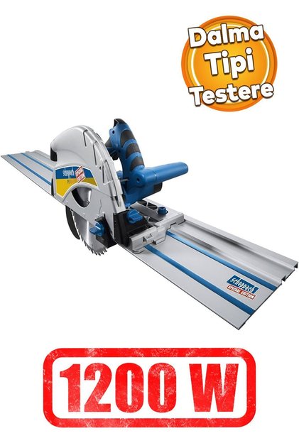 Marangoz Dalma Tipi Daire Testere Makinası 1200 W Scheppach PL55 Kalas Mobilya İmalat Ahşap Kesme