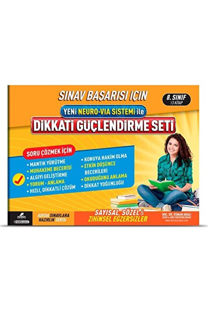 CRASHDIET DVDセット Adeda Yayınları Dikkati Güçlendirme Seti 8. Sınıf - Fiyatı, Yorumları