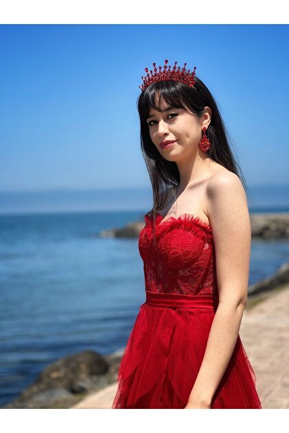 red henna dress Naheel Henna Dress