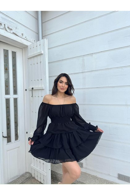 BELLA İSTANBUL ŞİFON ELBİSE