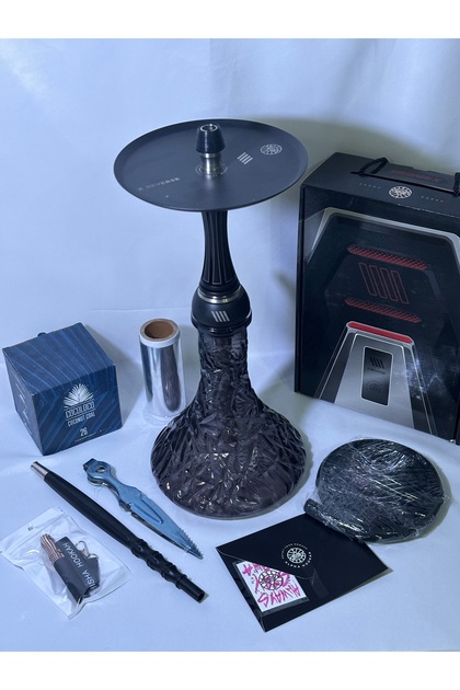 ALPAH X REVERSE NARGİLE TAKIMI siyah