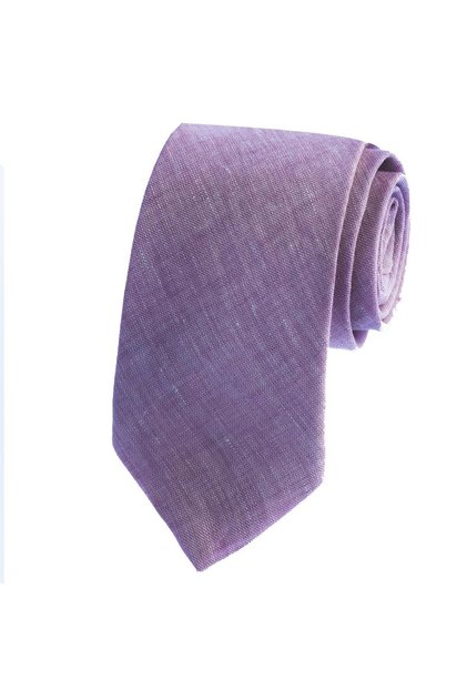 Purple Gradient Italian Pattern Linen Tie