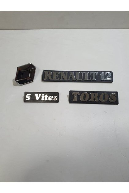 Renault 12 Toros 5 Vites Yazı Ve Panjur Arma Set ( R12 )