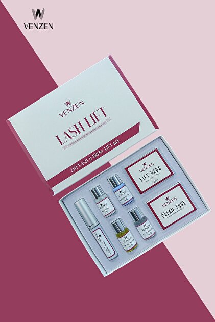 Venzen 2in1 Lash Lift, Kirpik Lifting Seti, Kirpik Perma ve Kaş