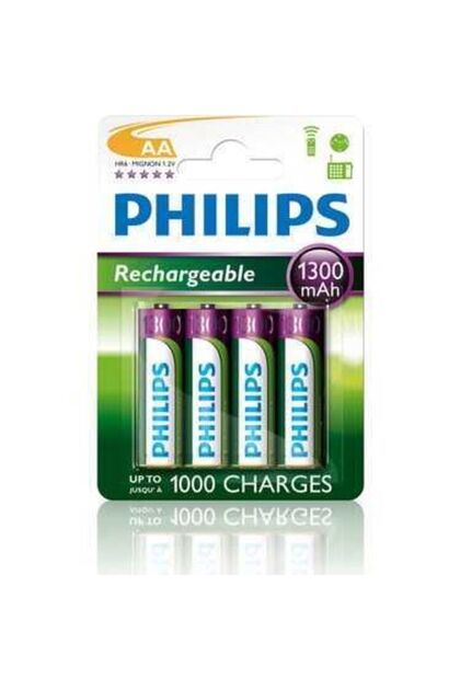 4lü Şarj Edilebilir Aa Kalem Pil 1300mah