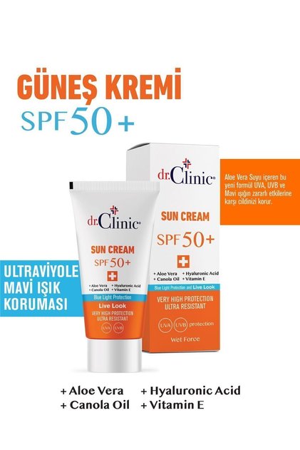 50 Faktör Güneş Kremi 50 ml | Cilt Koruma Ve Güneşten Koruma
