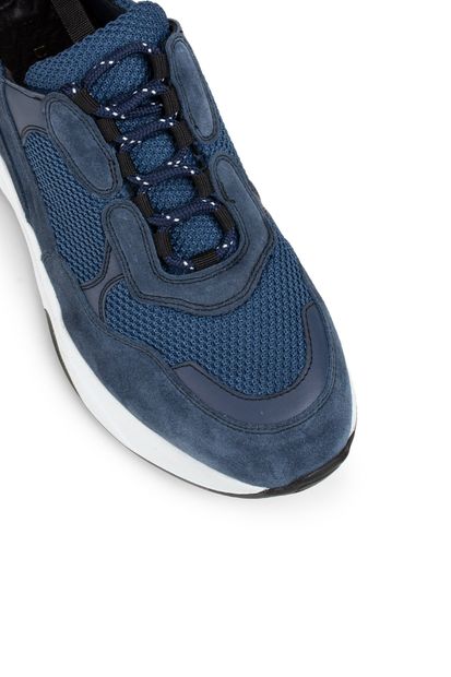 Deery Hakiki Süet Mavi Sneaker Erkek Ayakkabı - 5