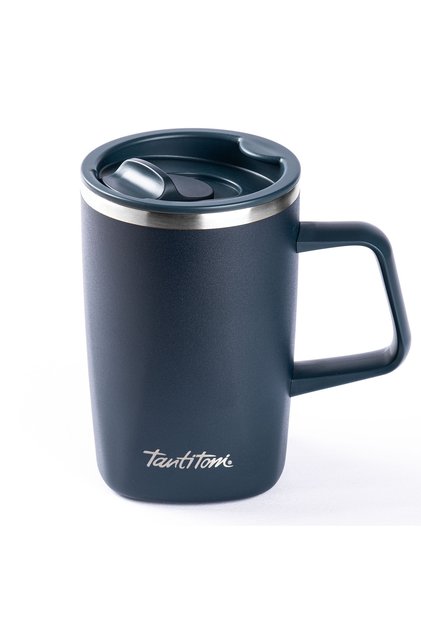 Navy Blue Double Layer Thermos Cup - 470ML
