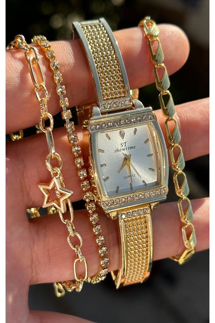 STAINLESS STEEL WOMEN'S WRISTWATCH