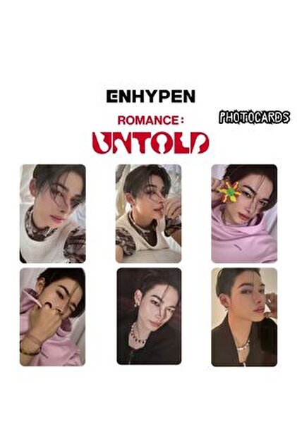 Kpop Dünyasi ENHYPEN Jungwoon '' ROMANCE : Untold '' Photocards