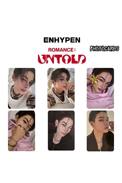 Kpop Dünyasi ENHYPEN Niki '' ROMANCE : Untold '' Photocards Set