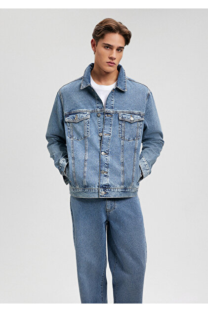 Mavi Ray Kolej Puslu Indigo Si Jean Ceket 0110273-85373 Fiyatı