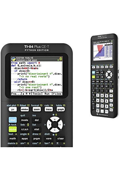 TEXAS-INSTRUMENTS Texas Instruments Tı-84 Plus Ce-t Python Ed