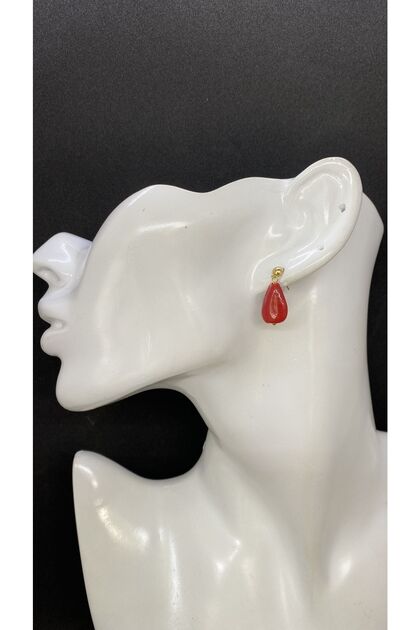 Handmade Rice Klpsli Glass Bead Female Earrings