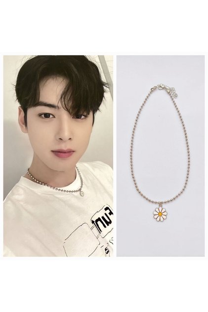 KPOP ASTRO Eunwoo Papatyalı Kolye