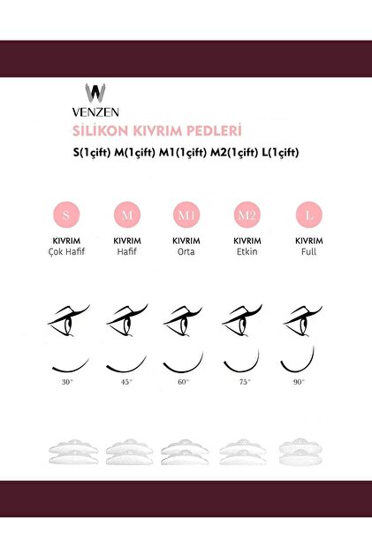 Venzen 2in1 Lash Lift, Kirpik Lifting Seti, Kirpik Perma ve Kaş