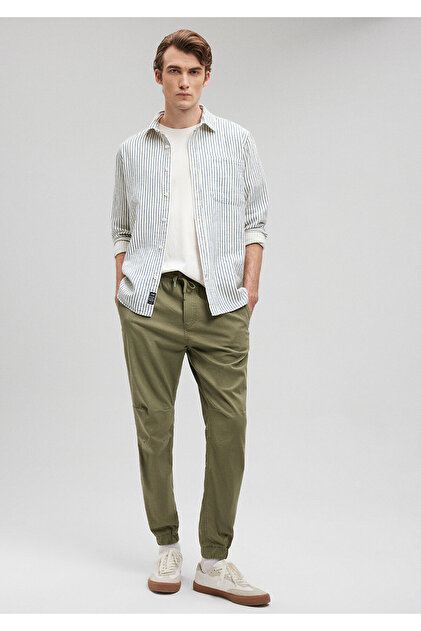 Mavi Beli Lastikli Yeşil Jogger Pantolon 000169-71559 - Fiyatı