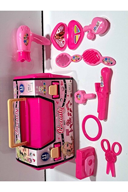 ALYTOYS Kız Çocuk Oyuncak Çantalı Makyaj Seti Güzellik Seti
