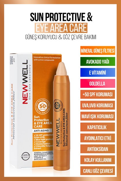 Güneş Korumalı Göz Çevresi Concealer Cream 50+SPF