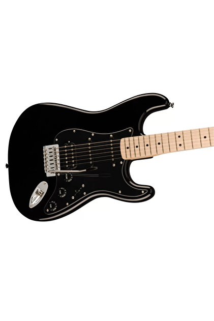 SQUIER Sonic Stratocaster Hss Akçaağaç Klavye Bpg Black Elektro