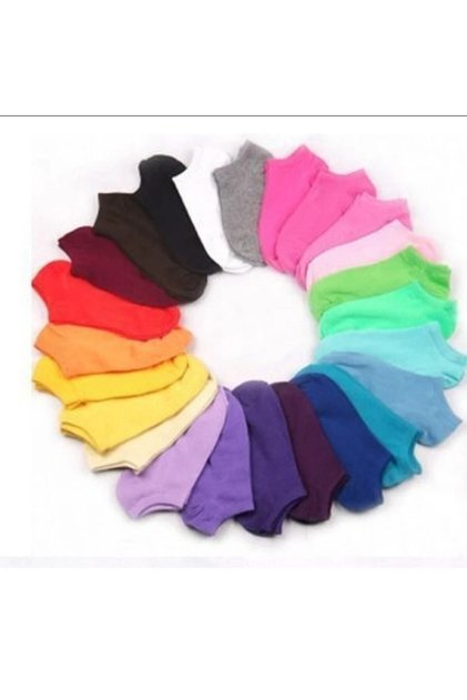 8 Pairs Women's Booties Socks Mixed Color