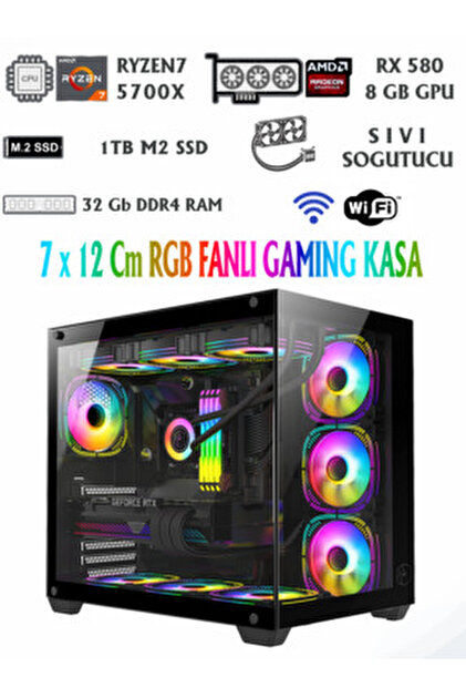 RAMTECH BİLGİSAYAR EcoGaming V30 Ryzen 5 5500 | Gtx 1050ti 4Gb