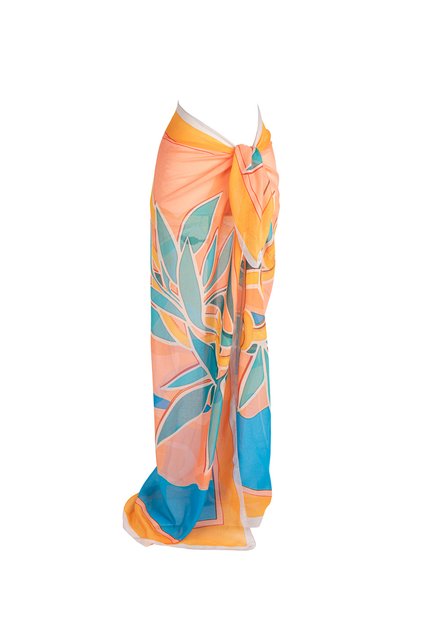 Patterned Large Pareo 140X140 cm | Beach Clothing - Vibrant Patterned, Anti-Wrinkle and Practical