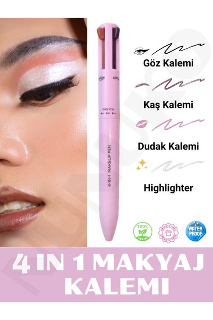4 In 1 Makyaj Kalemi - 4'ü 1 Arada Makyaj Kalemi - 4 In 1 Make Up Pen
