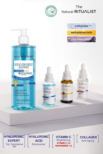 The Natural Ritualist Profesyonel Cilt Bakım Seti (Hyalüronik Asit