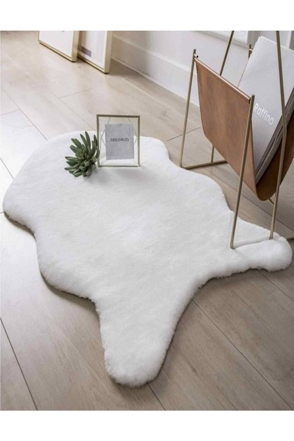 Peluş Post Halı. Dekoratif Post Görünümlü Peluş Halı