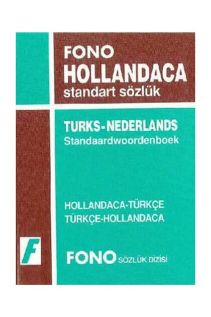 Fono Yayınları Hollandaca / Türkçe - Türkçe / Hollandaca Standart