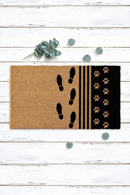 Pvc Koko Door Mat with Paw Print