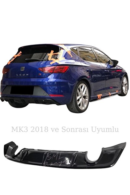 SML Dizayn Seat Leon Mk3.5 Difüzör 2018-2020 Fr-style-xcellence