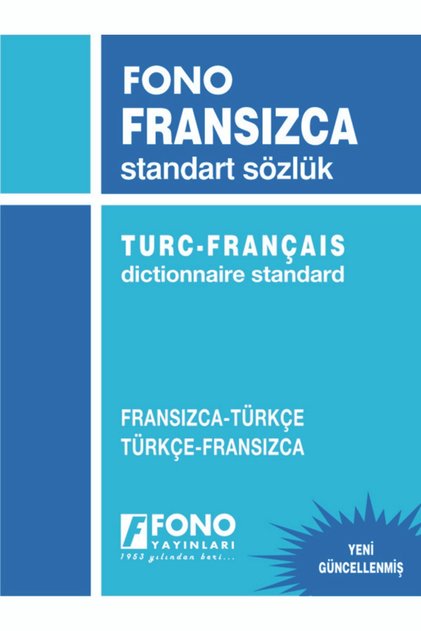 Fransızca Standart Sözlük Fransızca/türkçe - Türkçe/fransızca