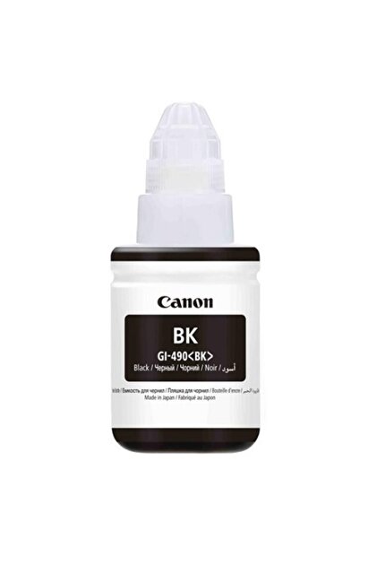 Canon Gı-490bk Black Siyah Şişe Mürekkep Siyah Mürekkep - Fiyatı