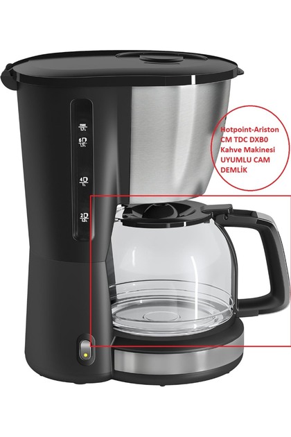 Hotpoint-Ariston CM TDC DXB0 Kahve Makinesi UYUMLI CAM DEMLİK