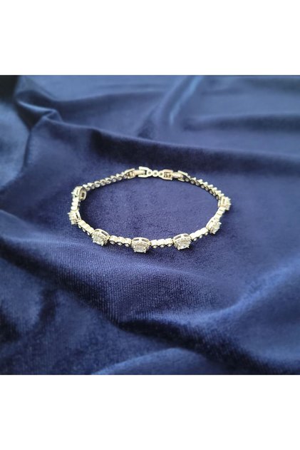 Crystal Elegance Stone Bracelet