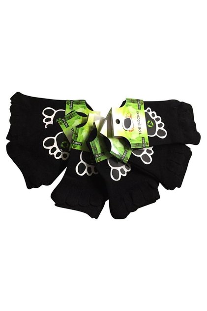 3 Pairs Seamless Bamboo Toe Socks
