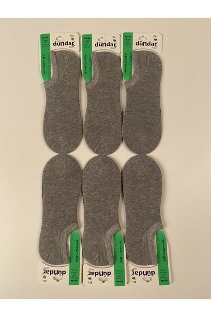 Men's Gray Sneaker Bamboo Seamless Socks 6 Pack